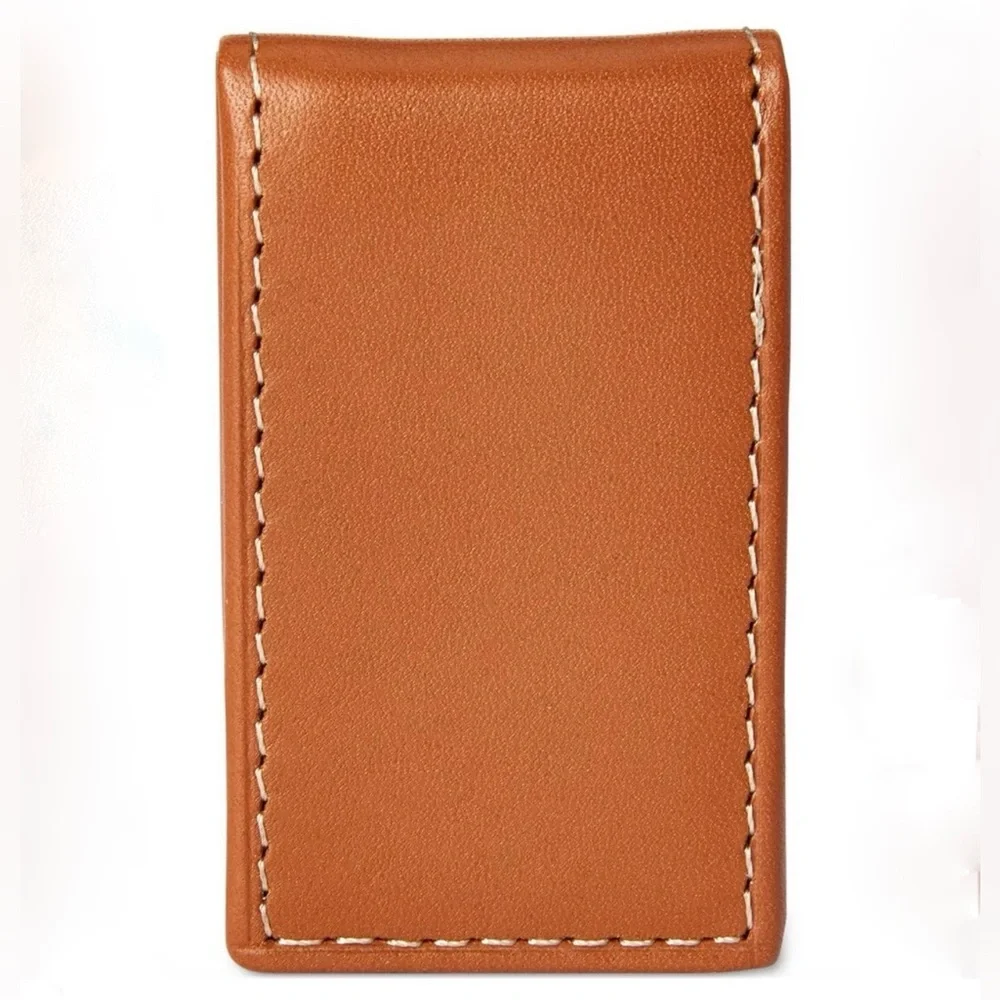 Polo Ralph Lauren Men's Burnished Leather Money Clip